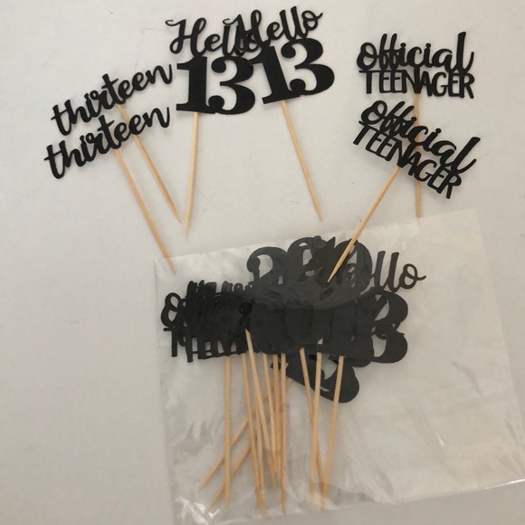 🎂 Teenager decoration set - Picture 3 of 3